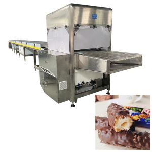 Customized Chocolate Enrobing Machine For Wafer Coating At 380V