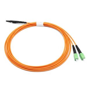 Single Mode Fiber Optic Patch Cable Orange Jacket Color Designed for Seamless Network Integration and Data Communication