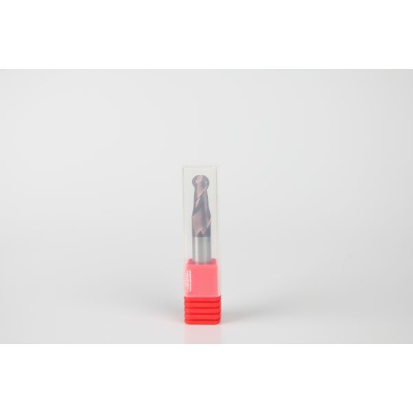 2 / 4 Flutes Carbide Ball Nose End Mill Hrc55 6mm 8mm Diameter