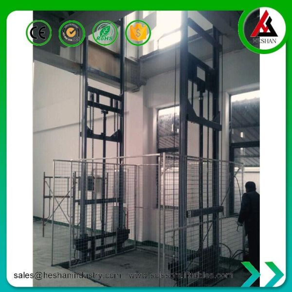 DIY Guide Rail Cargo Lift Elevator Electric Small Freight Elevator