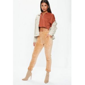 Rust Zip Front Custom Crop Top Clothing Women