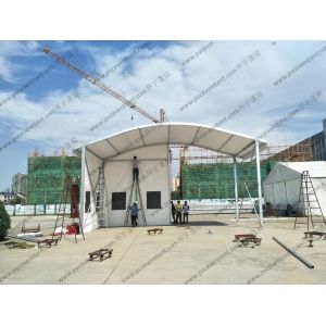 12 To 15m Width Clear Span Archy Storage Tent Aluminum Structure With ABS Wall