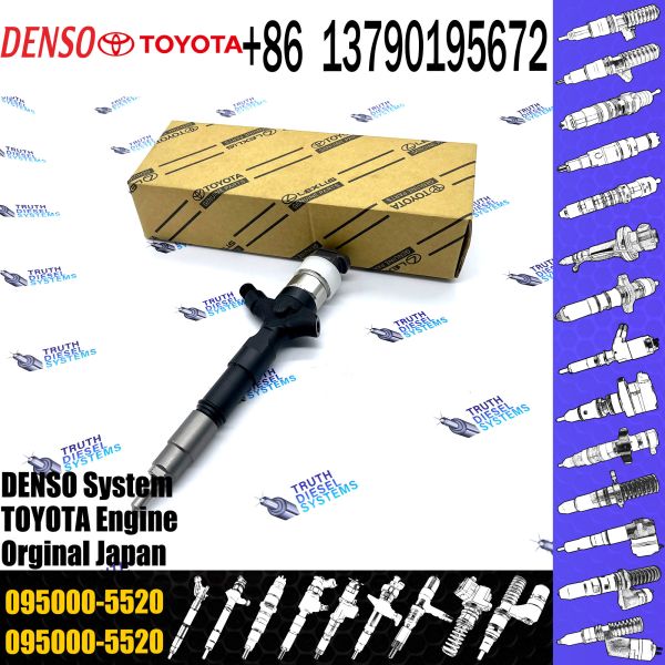 Diesel Injector 23670-09360 23670-0L070 Common Rail Injetor 095000-8740 095000-8530 for TOYOTA Hilux 2KD