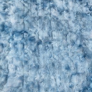 Blanket Tie Dyed Pv Fleece Brush Fur Fabric 260gsm