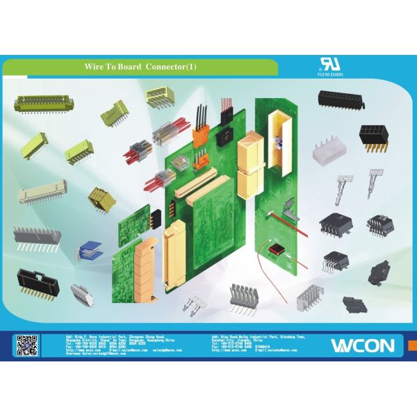 Wire To Board Power Connector 2.54mm Housing Wafer Military And Aerospace Industry