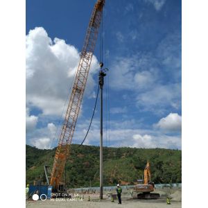 1.2m3 Electric Bottom Feed Vibroflot 300kN 6 Bar Ground Improvement Equipment