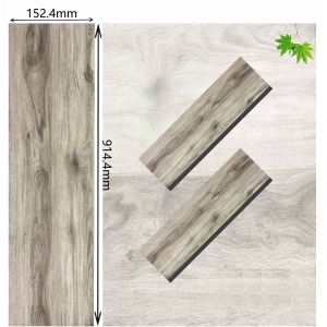 Anti Slip Grey LVT Flooring 2mm Commercial Vinyl Plank Flooring