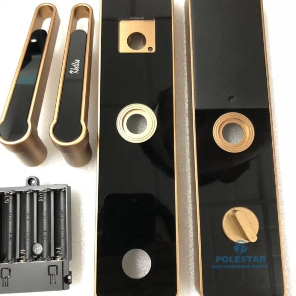 Buy Aesthetic Electronic Lock Handles CNC Milled Parts Aluminum 6061 T6 at wholesale prices