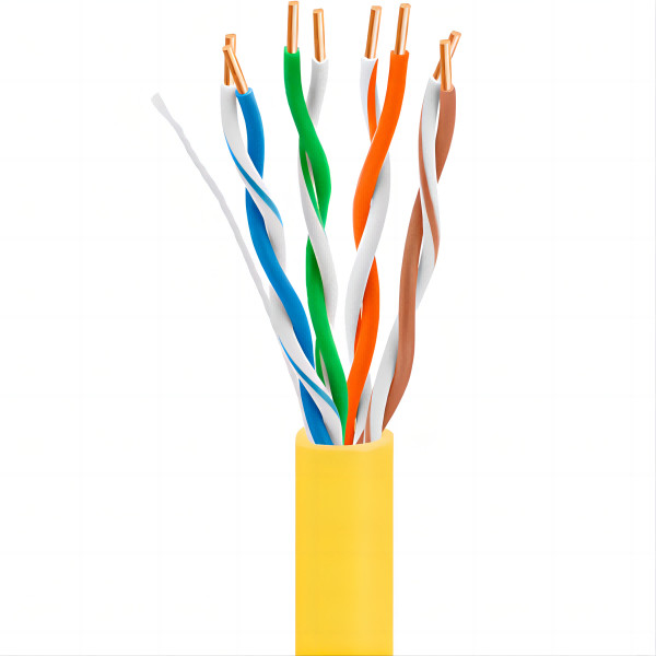 Cat5e Ethernet Cable with Pure Copper Conductor Material, 1000ft, UTP 23AWG