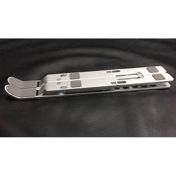 Stamping Machining 4mm Macbook Pro Foldable Stand / Aluminum Ipad Holder