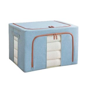 Cubby Underbed Fabric Household Storage Containers With Lid Foldable Multiscene