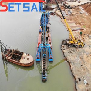 75kw-240kw Main Engine Power Bucket Chain Type Gold Dredger for River Diamond