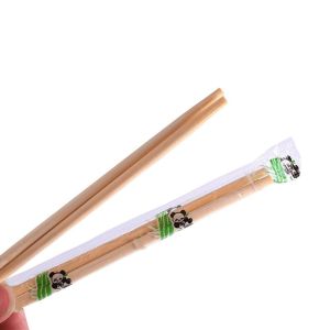 100% Natural Round Stick Disposable Bamboo Chopsticks Eco-Friendly and