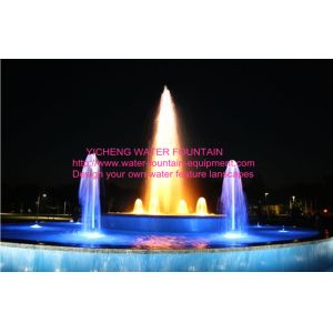 Outdoor Musical Fountain Project , Large Pond Musical Dancing Fountain