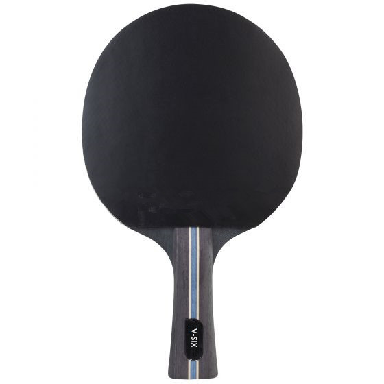 Buy Offensive 5 Ply Ping Pong Racket Black Color Grip Sponge Elastic Rubber For Attacking Player at wholesale prices