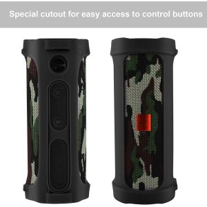 Carrying Bluetooth Speaker With Silicone Protective Sleeve Portable Speaker