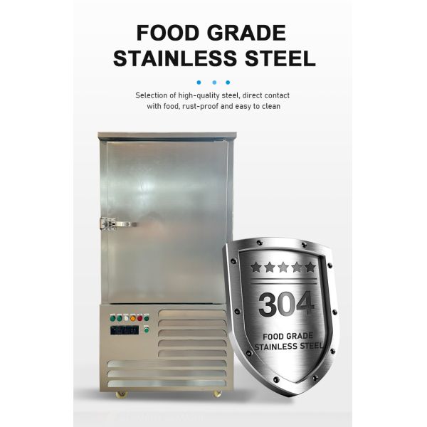 220V Quick Freezer Machine Practical Commercial Blast Freezer For Meat Fish Vegetables