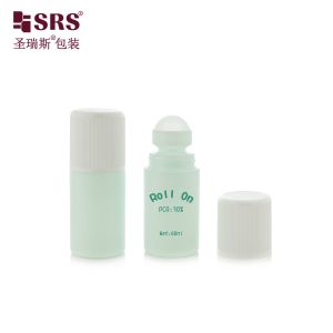 Quality RPPC1-60ML Green Round Shape PP Antipersipirant Gel Roll On Deodorant Bottle No Leakage CRC Child Resistant Cap for sale