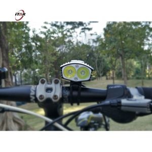 2000 Lumen Front Bike LED Flashlight Double Switch Waterproof