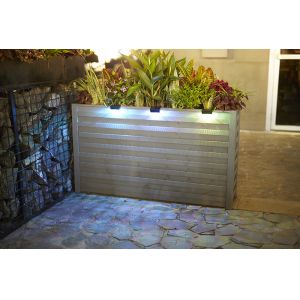 ABS PC Solar Deck Lighting 600mAh NI MH Outdoor Wall Lights