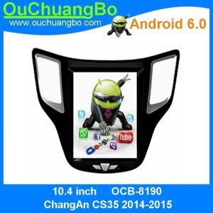 Ouchuangbo car radio dvd vertical screen Tesla style for ChangAn CS35 2014-2015