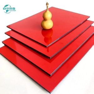 Glossy Aluminium Acp Composite Panel 2mm Thickness