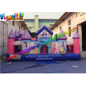 Quality Amazing Fun Inflatable Amusement Park Princess Palace , Jumping Bouncer Playground for sale