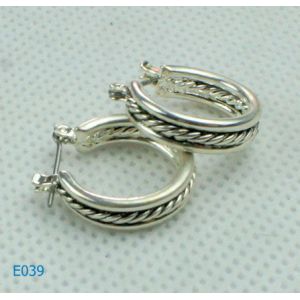 Newest bronze plated zirconia stud earring in 2012