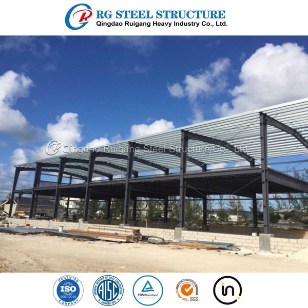 Buy Assembling Prefab Metal Barn Building Large Prefabricated Steel Frame Structure Workshop Warehouse With Office at wholesale prices