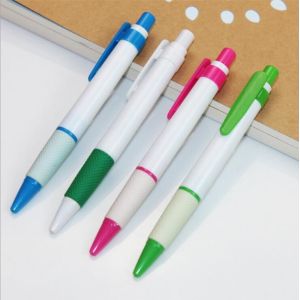 Cheap Plastic Items Grip Ball Pen With Logo