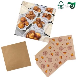 70g 80g Degradable Food Safety Grease Resistant Paper Suitable For Packaging