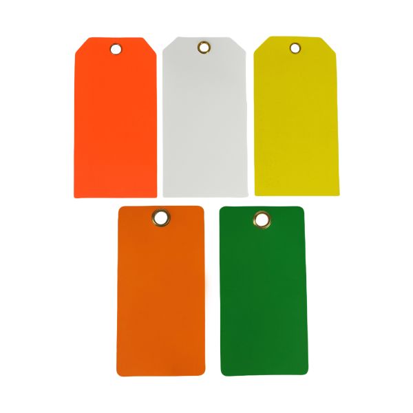 Custom Printed Blank PVC Tag Waterproof Durable Lockout Plastic Tag