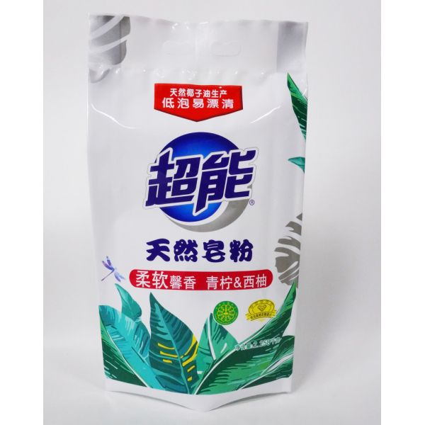 Safety Detergent Washing Powder Plastic Packing Bag Flexo Printing