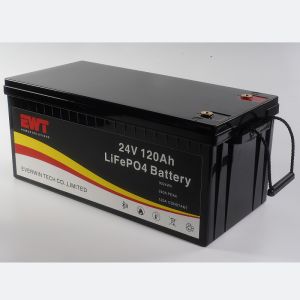 Portable 24V 120Ah Rechargeable Battery With T8 Terminal Customized