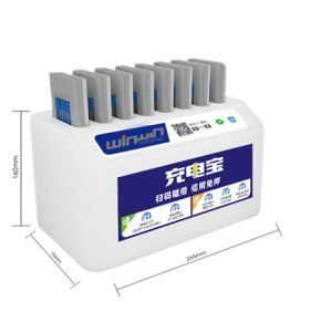 8 Slots ASTM Cell Phone Charging Station CPSIA 5000MAH