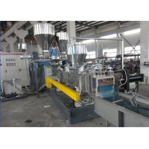 Automatically Plastic Extruder Machine , Co-Rotating Twin Screw Plastic