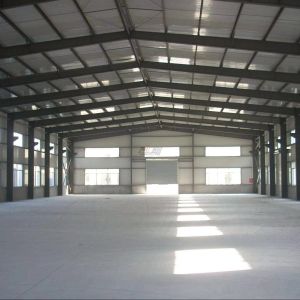 LANJING Industrial Contemporary Steel Structure Building Warehouse For Secure