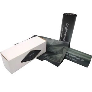 Poly Thickness 0.8Mil Dog Waste Bags Flat Bottom Seal