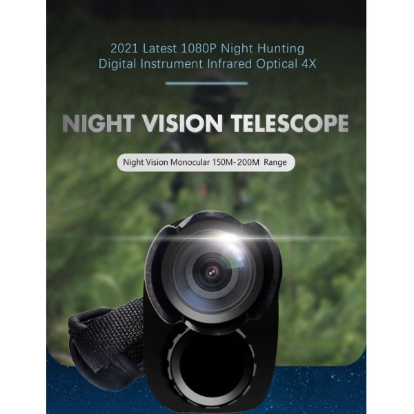 Hunting digital night vision glasses Infrared Optical 4X