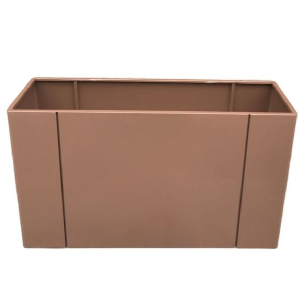 Planter box large outdoor flower pot stainless steel