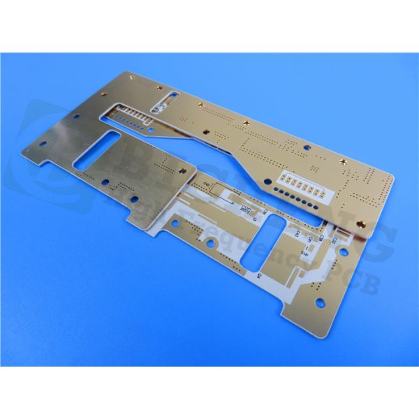 Buy 2 Layer Rigid Printed RF Microwave PCB RT / Duroid 6035HTC 0.6mm at wholesale prices