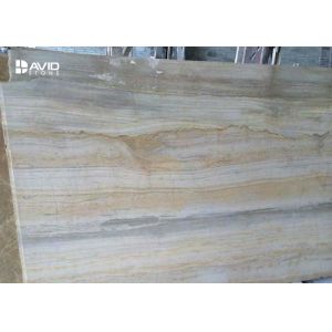 Yellow Marble MarbleNatural Stone Slabs With Wood Vein Parallel Pattern