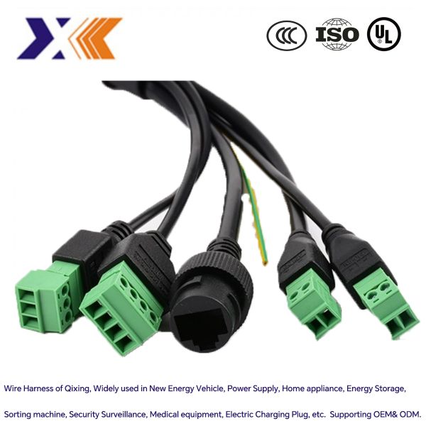 Automotive Backshell Connector Cable Assembly for Customized Electric Security Devices