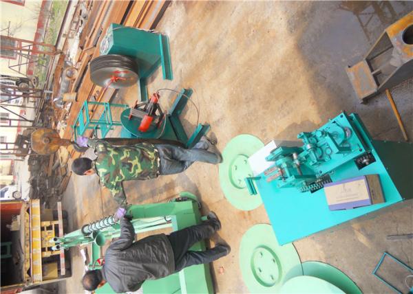 Buy Single Tape Razor Blade Wire Making Machine , Fully Automatic Barbed Wire Machine at wholesale prices