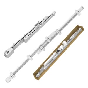 White Aluminum Accurate Roller Smart Electric Curtain Opener Track For Balcony