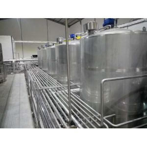 5.5kw CIP Washing System SUS304 4000L 30T/H For Processing Line