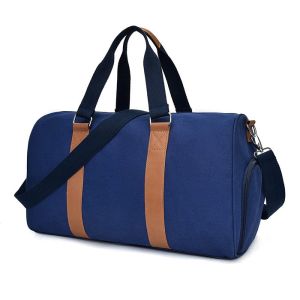 12OZ Mens Womens Canvas Overnight Bag , Large Custom Travel Bag