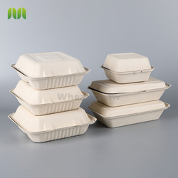 Sugarcane Pulp Dinnerware Sets 100% Biodegradable Disposable Food Packaging