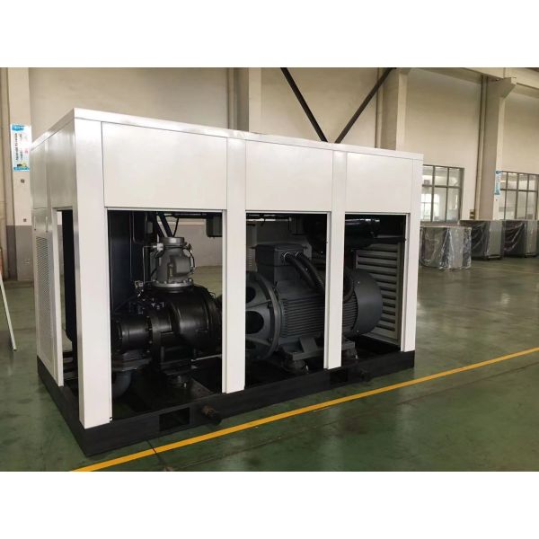 Buy 1.3Mpa Two Stage Permanent Magnet Air Compressor 340HP Double Stage Screw Compressor at wholesale prices