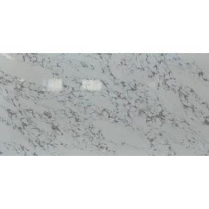 Faux Marble Quartz Countertops 3200x1600mm Quartz Overlay Worktops